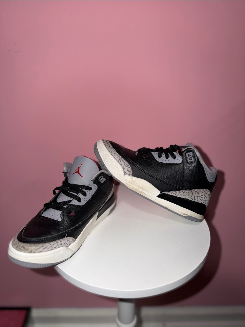 Jordan Kids Black, Grey and Red Retro Sneaker
